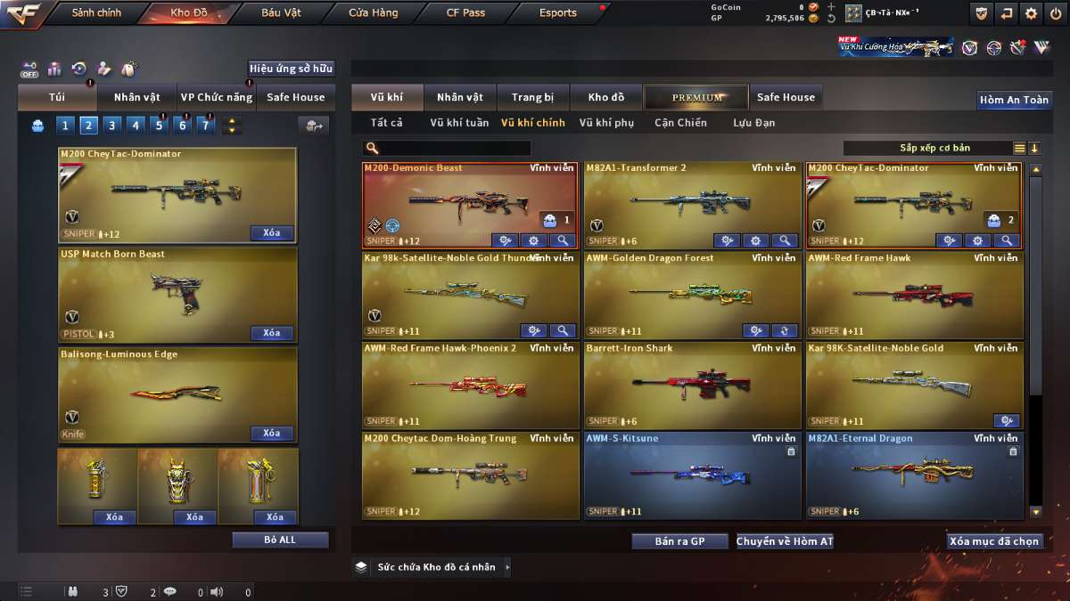 shop acc cf uy tin gia re